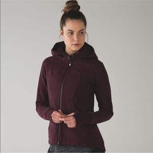 Lululemon Pleat To Street Hoodie Bordeaux 4